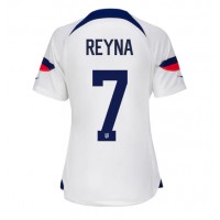 Förenta staterna Giovanni Reyna #7 Hemmatröja Kvinnor VM 2022 Korta ärmar